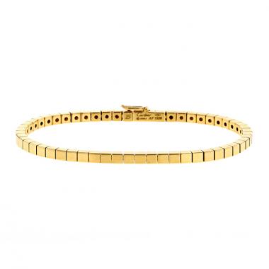 Brazalete flexible Cartier Lanière en oro amarillo