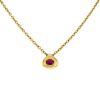 Chaumet necklace in yellow gold and ruby - 00pp thumbnail