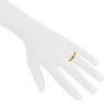 Flexible Dior Gourmette small model ring in yellow gold - Detail D1 thumbnail