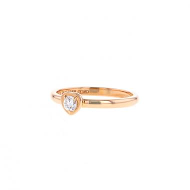 Sortija Cartier Diamant Léger en oro rosa y diamante