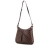 Louis Vuitton shoulder bag in damier canvas and brown leather - 00pp thumbnail