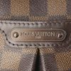 Sac bandoulière Louis Vuitton en toile damier et cuir marron - Detail D3 thumbnail