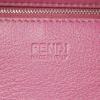 Fendi shopping bag in raspberry pink and anthracite grey leather - Detail D3 thumbnail