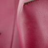 Fendi shopping bag in raspberry pink and anthracite grey leather - Detail D4 thumbnail