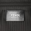 Fendi briefcase in black and white leather - Detail D4 thumbnail