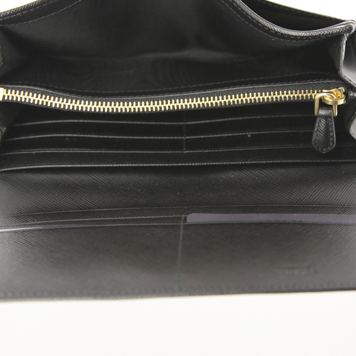 Portafogli Prada in pelle nera - Detail D2