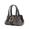 Celine handbag in black and white tweed and black leather - 00pp thumbnail