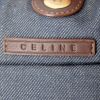 Bolso de mano Celine en denim azul y cuero marrón oscuro - Detail D3 thumbnail