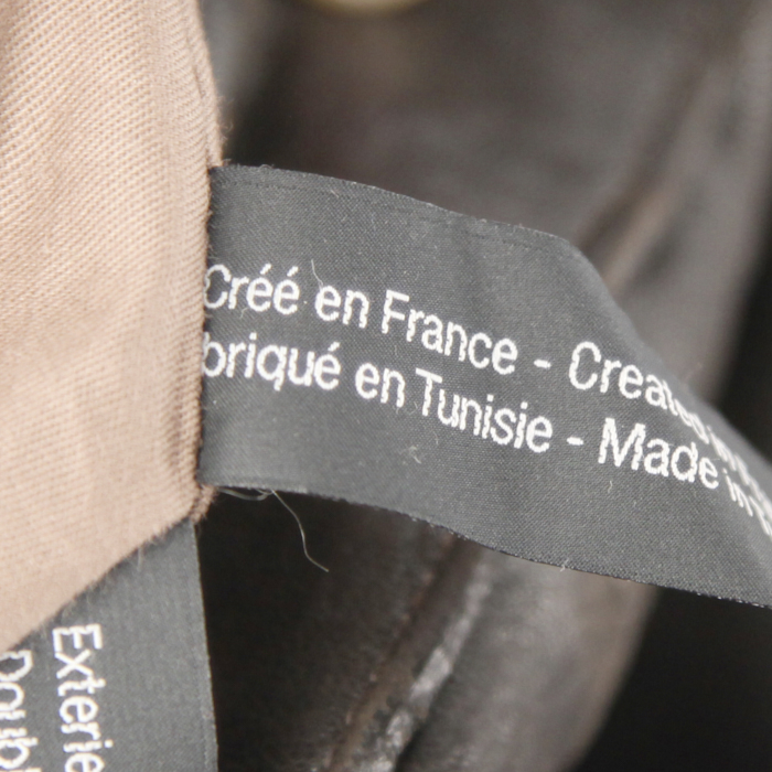 Jerome Dreyfuss shoulder bag in brown leather - Detail D5