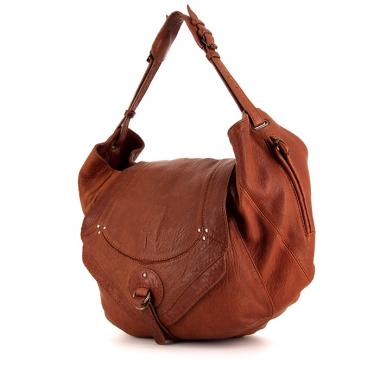 Borsa Jerome Dreyfuss in pelle marrone