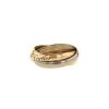 Cartier small model ring in yellow gold,  white gold and pink gold - 00pp thumbnail