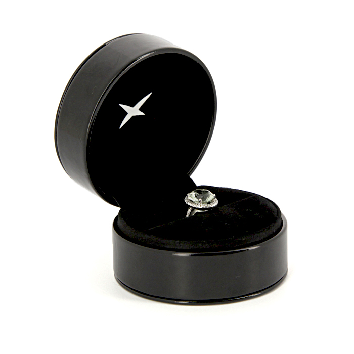 Mauboussin Vraiment Toi ring in white gold and diamonds and in quartz - Detail D2