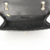 Chanel Timeless jumbo handbag in black quilted grained leather - Detail D2 thumbnail