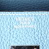 Borsa Hermes Birkin 35 cm in pelle taurillon clemence blu - Detail D3 thumbnail