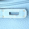 Hermes Birkin 35 cm handbag in blue jean leather taurillon clémence - Detail D4 thumbnail
