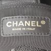 Shopping bag Chanel Petit Shopping in pelle martellata e trapuntata nera - Detail D3 thumbnail
