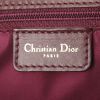Dior Vintage handbag in burgundy monogram canvas and burgundy leather - Detail D3 thumbnail