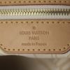 Shopping bag Louis Vuitton Neverfull media in tela cerata con motivo a scacchi e pelle naturale - Detail D3 thumbnail