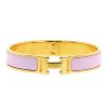Opening Hermes Clic Clac medium model bracelet in gold plated and enamel - 00pp thumbnail