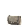 Chanel 2.55 shoulder bag in grey quilted suede - 00pp thumbnail