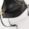 Prada Esplanade shoulder bag in black leather saffiano - Detail D2 thumbnail