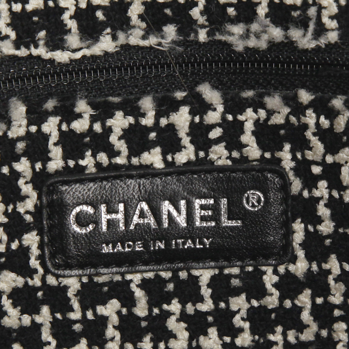 Borsa Chanel Grand Shopping in pelle nera - Detail D3