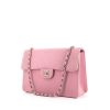 Chanel Timeless handbag in pink jersey canvas - 00pp thumbnail