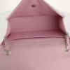 Bolso de mano Chanel Timeless en tejido jersey rosa - Detail D2 thumbnail