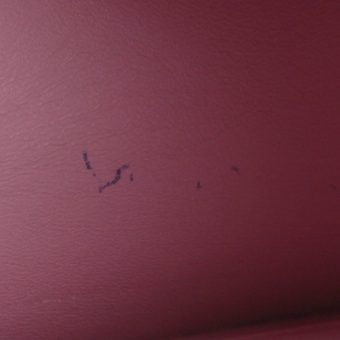 Chanel Timeless handbag in pink jersey canvas - Detail D4