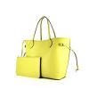 Shopping bag Louis Vuitton Neverfull modello medio in pelle Epi giallo Lime - 00pp thumbnail