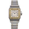 Cartier Santos Galbée watch in stainless steel and yellow gold Circa  1990 - 00pp thumbnail