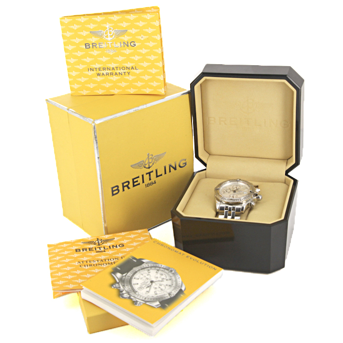 Breitling Chronomat watch in stainless steel Ref:  A13356 Circa  2006
