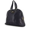 Yves Saint Laurent Muse large model handbag in navy blue leather - 00pp thumbnail