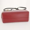 Fendi 2Bag handbag in beige and red grained leather - Detail D4 thumbnail