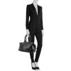 Yves Saint Laurent Easy small model handbag in black patent leather - Detail D1 thumbnail