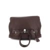 Hermes Birkin 35 cm handbag in brown togo leather - 360 Front thumbnail