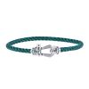 Fred Force 10 large model bracelet in white gold,  stainless steel and tourmaline - 00pp thumbnail