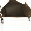 Bolso de mano Celine Trapeze modelo mediano en cuero negro y blanco y ante caqui - Detail D3 thumbnail