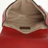 Chloé Elsie shoulder bag in beige, red and brown leather - Detail D3 thumbnail