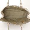 Prada handbag in grey leather saffiano - Detail D2 thumbnail