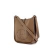 Hermes Mini Evelyne shoulder bag in etoupe epsom leather - 00pp thumbnail