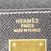 Sac à main Hermes Kelly 35 cm en cuir epsom noir - Detail D4 thumbnail