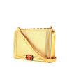 Chanel Boy shoulder bag in gold leather - 00pp thumbnail