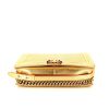 Chanel Boy shoulder bag in gold leather - 360 Front thumbnail