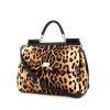 Dolce & Gabbana Dolce & Gabbana autres sacs et maroquinerie handbag in foal and black leather - 00pp thumbnail