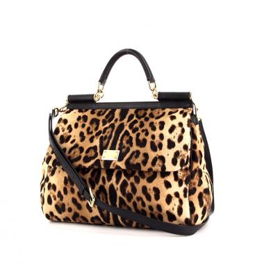 Bolso de mano Dolce 
Gabbana Dolce 
Gabbana autres sacs et maroquinerie en piel de potro y cuero negro