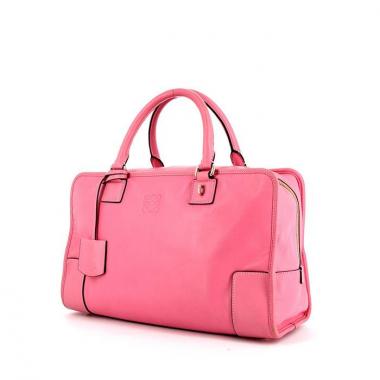 Sac à main Loewe Amazona grand modèle en cuir rose