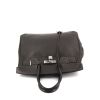 Hermes Birkin 35 cm handbag in grey togo leather - 360 Front thumbnail