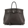 Hermes Birkin 35 cm handbag in grey togo leather - 360 thumbnail