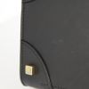 Bolso de mano Celine Luggage en cuero negro y piel de pitón negra - Detail D4 thumbnail